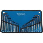 Draper Tools Metric/Imperial Combined Hexagon Key Set 25 Piece 33892