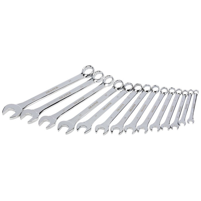 Draper Tools HI-TORQ® Metric Combination Spanner Set 14 Piece 34236