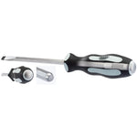 Draper Tools Pound Thru Plain Slot 10 x 250mm Soft Grip Screwdriver 35186