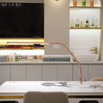 Daylight Slimline 4 LED Table Lamp - Rose Gold