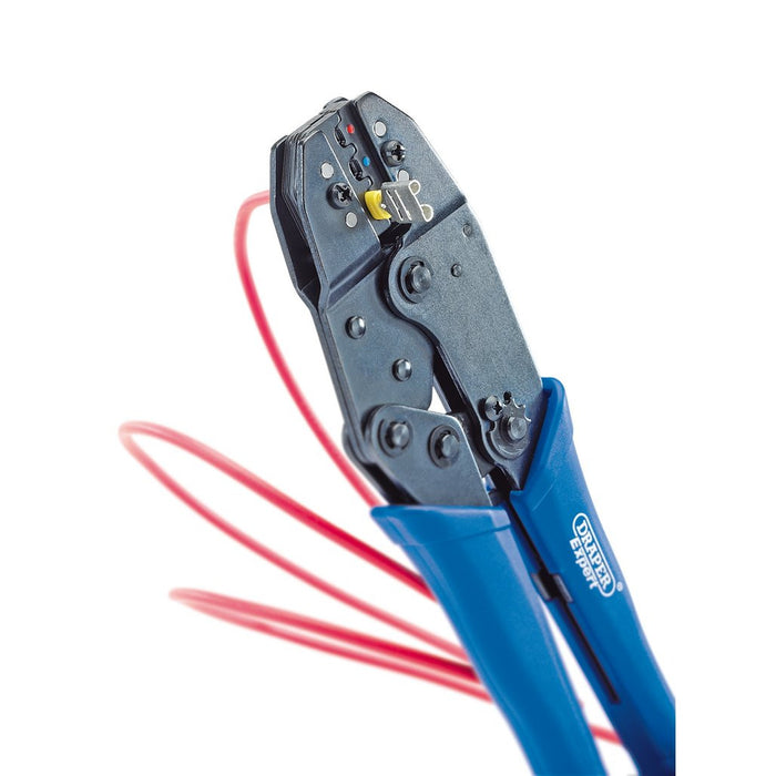 Draper Tools Expert 220mm Ratchet Action Terminal Crimping Tool 35574