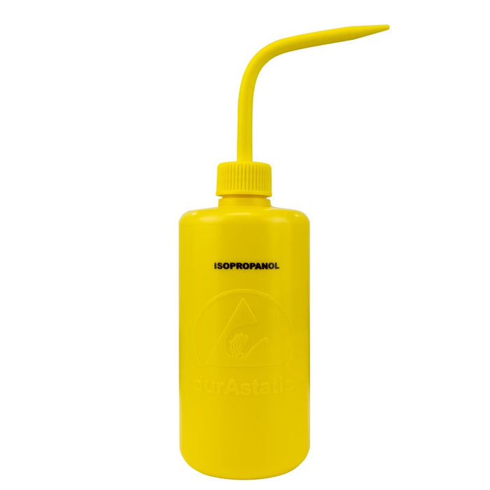 Menda Yellow durAstatic Wash Bottle 16oz 'ISOPROPANOL'