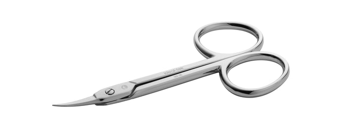 Ideal-Tek Carbon Steel Nickel Plated ProCut Scissors 361-35.NP Extra Fine Curved Blade 90mmn