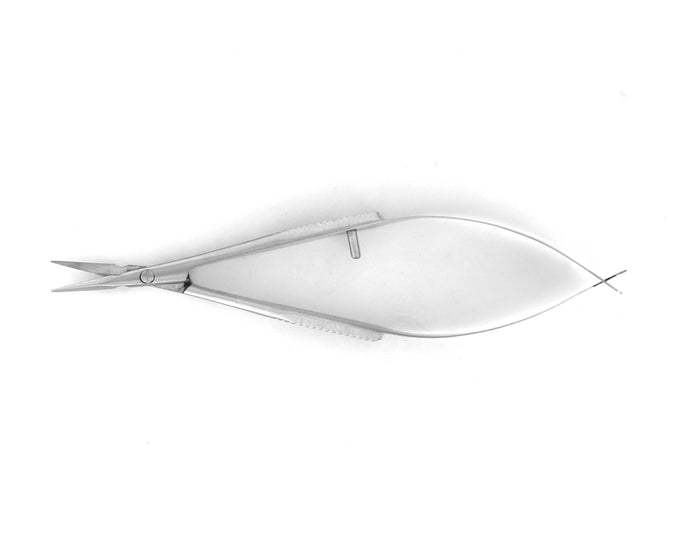 Ideal-Tek Stainless Steel Micro Scissors 366MS.B Very Fine Straight Blade 90mm