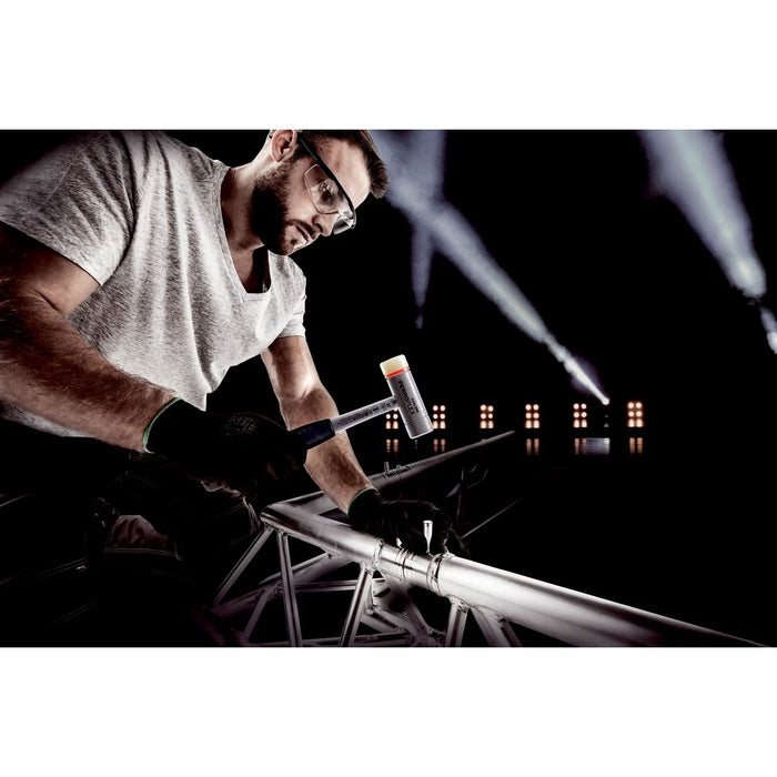 Halder FERROPLEX Combi Hammer Steel Tube Handle and Soft Face Mallet 600g