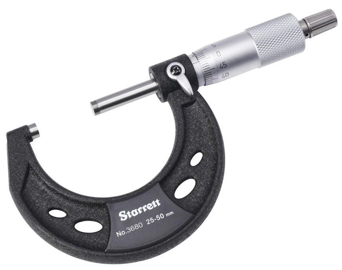 Starrett 25-50mm Mechanical Micrometer