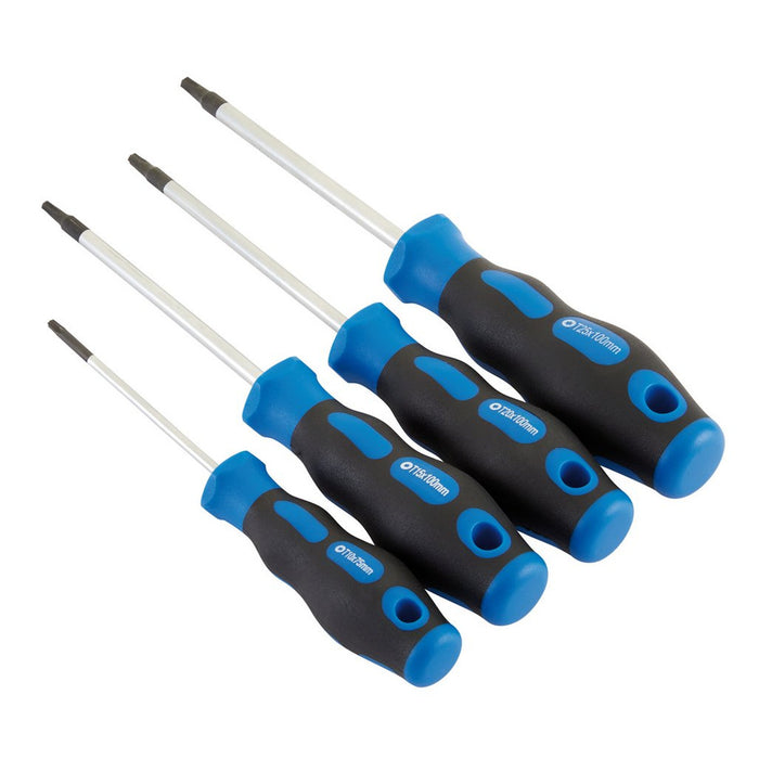 Draper Tools Soft Grip Draper TX-STAR® Screwdriver Set, 4 Pce