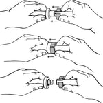 Lisle Air Conditioning / Fuel Line Disconnect Tool Set