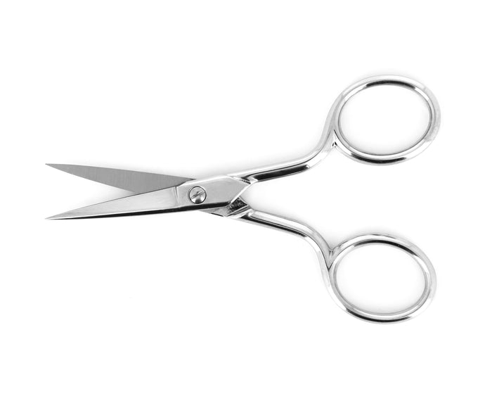Ideal-Tek Carbon Steel Nickel Plated ProCut Scissors 372S-Y40.NP Extra Fine Straight Blade 100mm