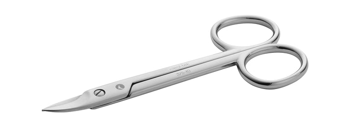 Ideal-Tek Carbon Steel Nickel Plated ProCut Scissors 375-40.NP Curved 105mm