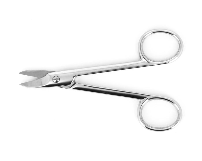 Ideal-Tek Carbon Steel Nickel Plated ProCut Scissors 375S-40.NP Strong Short Straight Blade 105mm