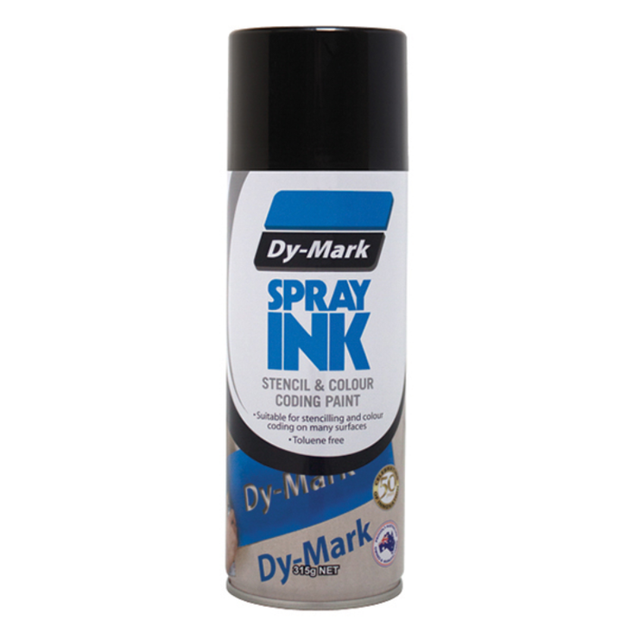 Dy-Mark 39013501 Spray Ink Black 315g