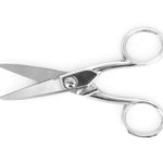 Ideal-Tek Carbon Steel Nickel Plated ProCut Electrician Scissors 396N-50.NP Straight 125mm