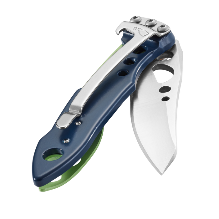 Leatherman Skeletool KB Folding Pocket Knife with Clip 420HC S/S Blade Verdant Box