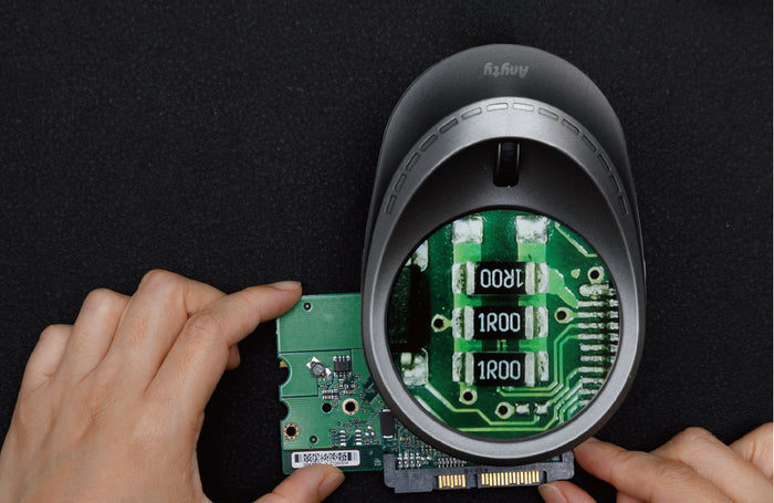 Pixel Perfect Digital Round Screen Magnifier/ Handheld LED Microscope
