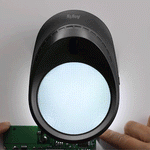 Pixel Perfect Digital Round Screen Magnifier/ Handheld LED Microscope