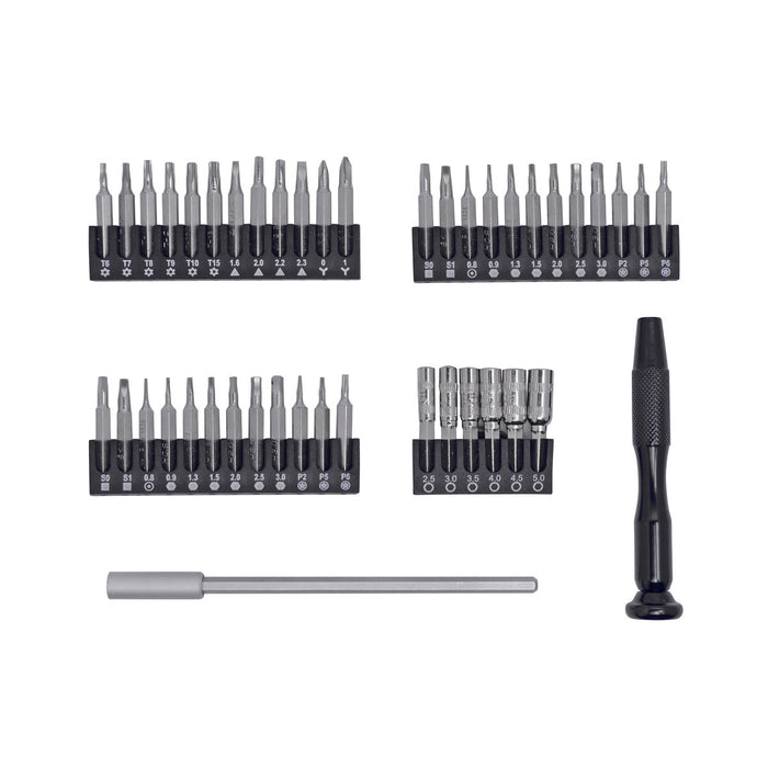 Bernstein Bit Set with Torque Screwdriver & Adapter 0.05 - 0.6 NM 46 Piece 4-930