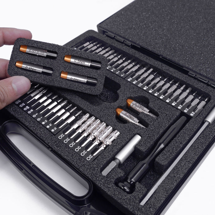 Bernstein Bit Set with Torque Adaptor 0.1 to 0.6Nm 51 Piece 4-970