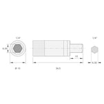 Bernstein Torque Adapter 0.5Nm for 1/4