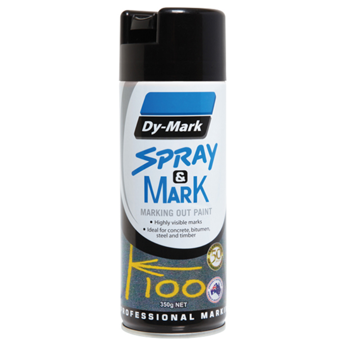 Dy-Mark Spray & Mark Black 350g