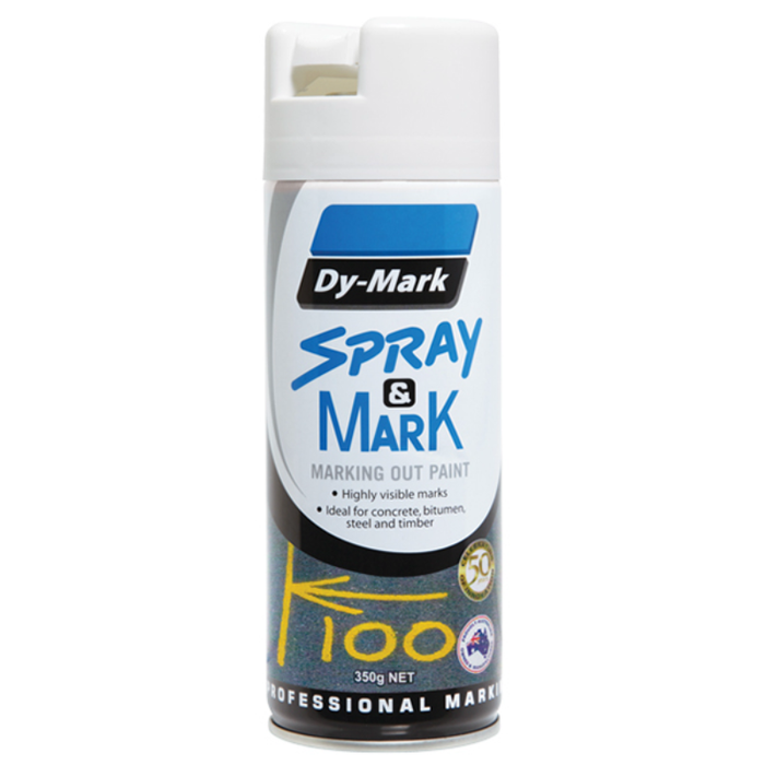 Dy-Mark Spray & Mark White 350g