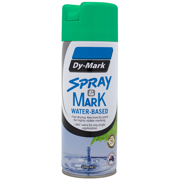 Dy-Mark Spray & Mark Water Based Fluro Green 350g