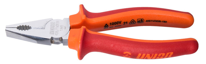 Unior 406/1VDEBI Combination Pliers VDE 180mm