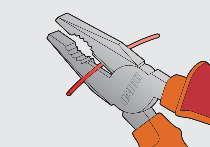 Unior 406/1VDEBI Combination Pliers VDE 160mm