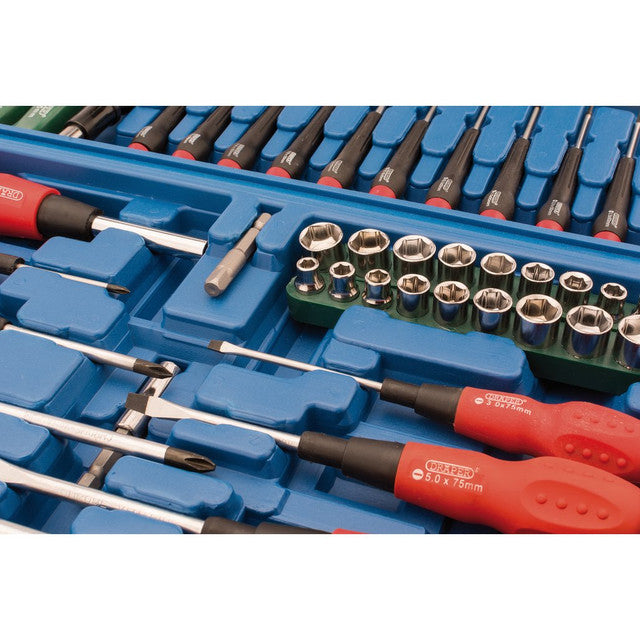 Draper Tools Screwdriver, Socket and Bit Set (70 Piece)