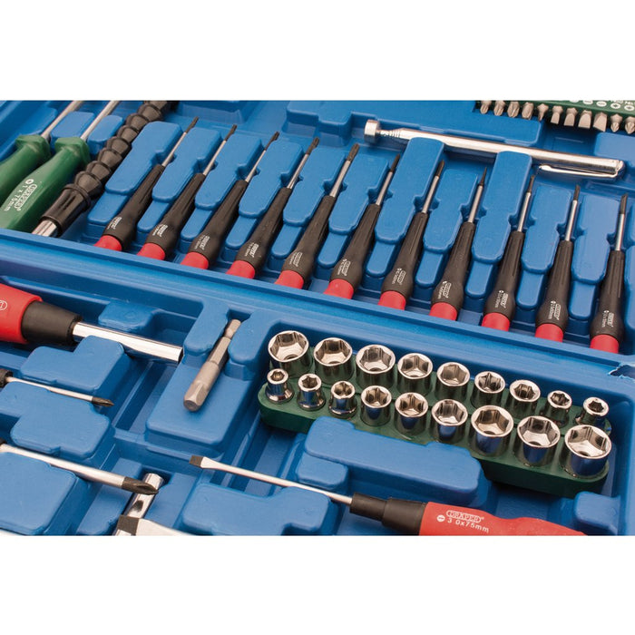 Draper Tools Screwdriver, Socket and Bit Set (70 Piece)
