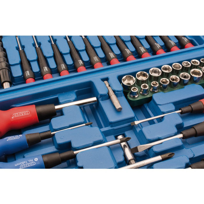 Draper Tools Screwdriver, Socket and Bit Set (70 Piece)