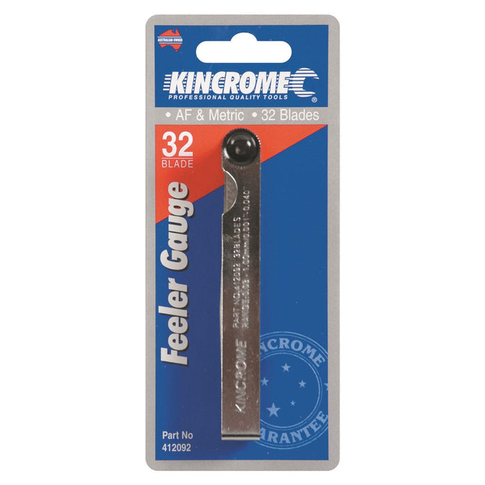 Kincrome Feeler Gauge 32 Blade 105mm (4