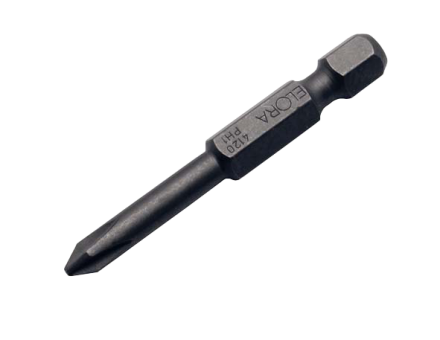 Elora Screwdriver Bit 1/4in cross slotted screws PH 4120-PH 3