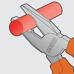 Unior 420/1VDEBI  Linemen`s Pliers VDE 180mm