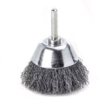 Lessmann Cup Brush 6mm Shank Dia 60mm Steel Wire STA Crimped 0.30mm