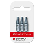 PB Swiss PrecisionBit Shape C 6.3 Torx TX20 in Skin Pack, 3 Pce