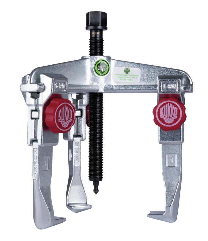 Kukko 3-Arm Universal Puller with Quick-Adjustable Trigger Hooks 30-10+