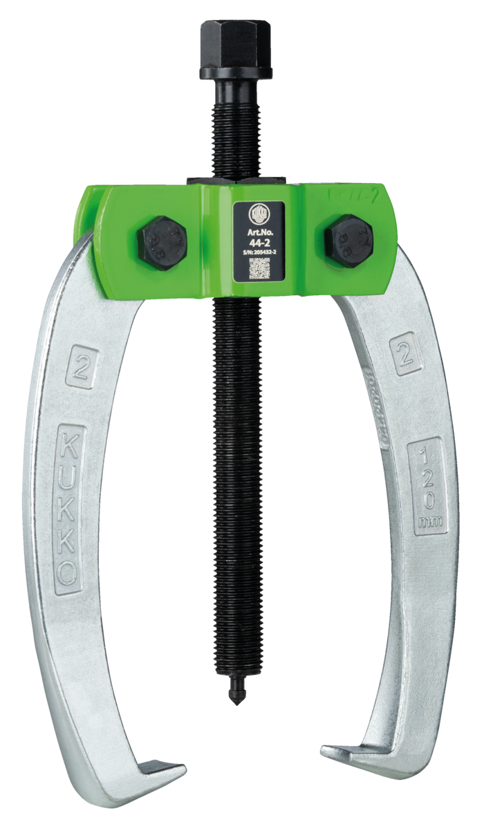 Kukko Handy 2-Arm Industrial Puller with Power-Transmitting and Self-Centring Puller Legs