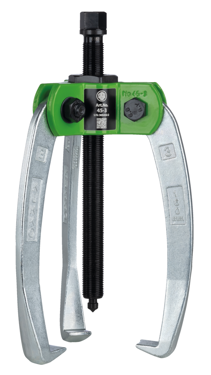 Kukko Handy 3-Armed Industrial Puller with Power-Transmitting and Self-Centring Puller Legs