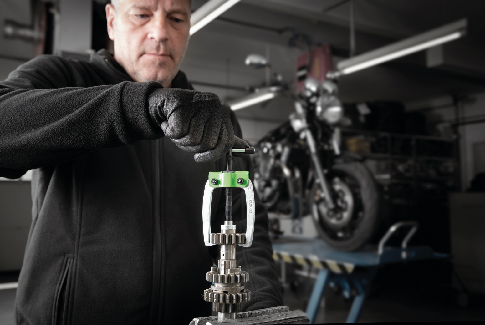 Kukko Handy 2-Armed Small Parts Puller with Power-Transmitting and Self ...