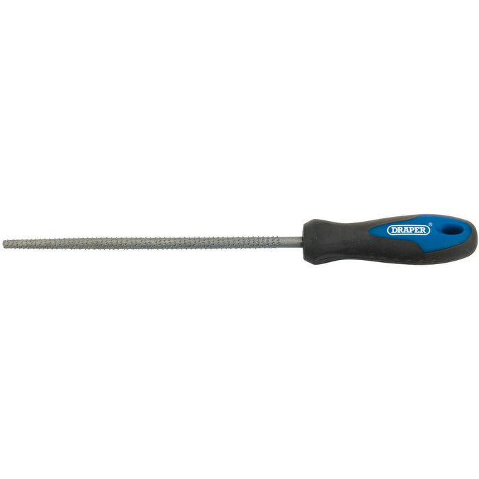 Draper Tools 200mm Soft Grip Engineers Round Cabinet Rasp 44959