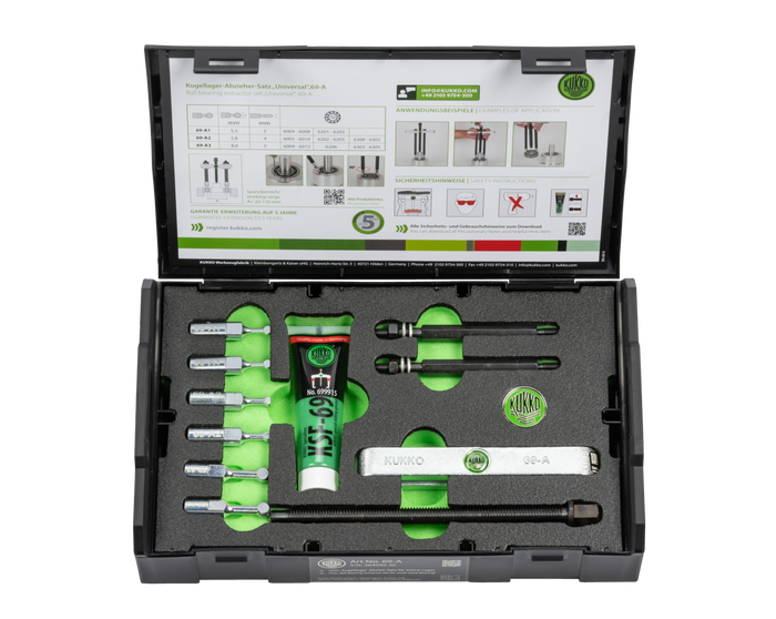 Kukko Ball Bearing Extraction Set Universal