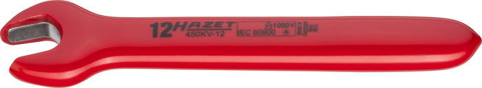 Hazet Single Open-End Wrench VDE 450KV-12 Outside Hexagon Profile 12mm