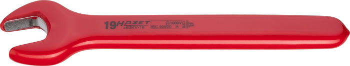 Hazet Single Open-End Wrench VDE 450KV-19 Outside Hexagon Profile 19mm