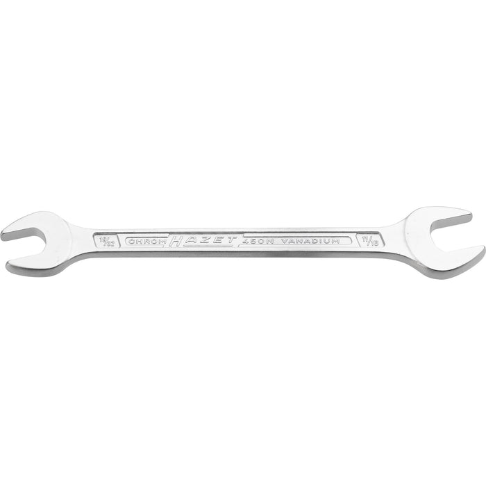 Hazet Double Open-End Wrench 19/32in x 11/16in 450NA-19/32X11/16V