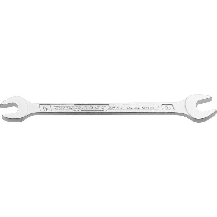 Hazet Double Open-End Wrench 3/8in x 7/16in 450NA-3/8X7/16VKH