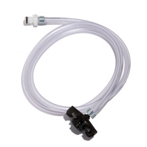 Jensen 3 CC X-Series Standard White Quick Connect Syringe Adapter with 3 ft. 1/4