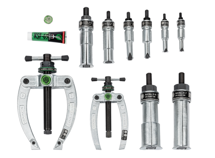 Kukko 25-B Ball Bearing Extraction Set with Counter Support 10 Piece