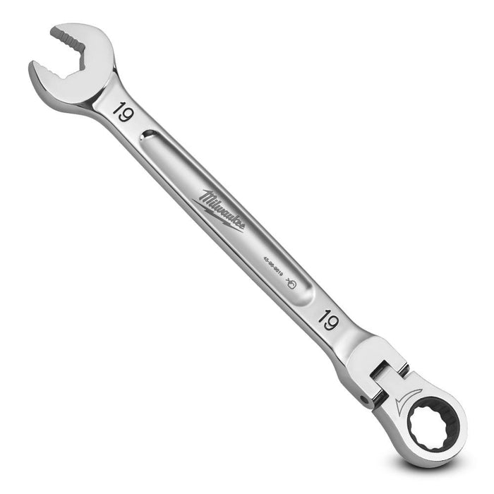 Milwaukee 19mm Metric Flex Head Ratcheting Combination Wrench