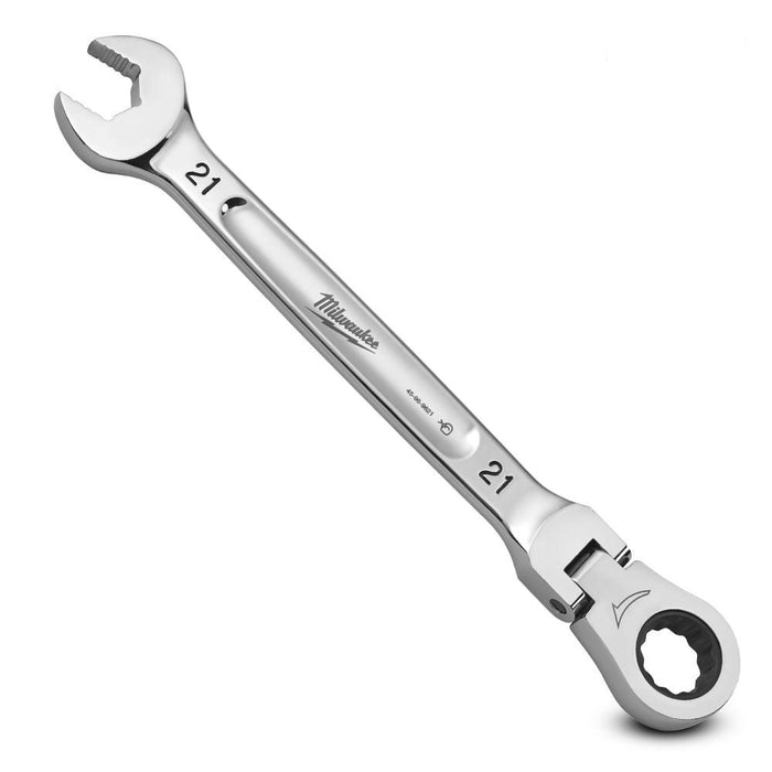 Milwaukee 21mm Metric Flex Head Ratcheting Combination Wrench